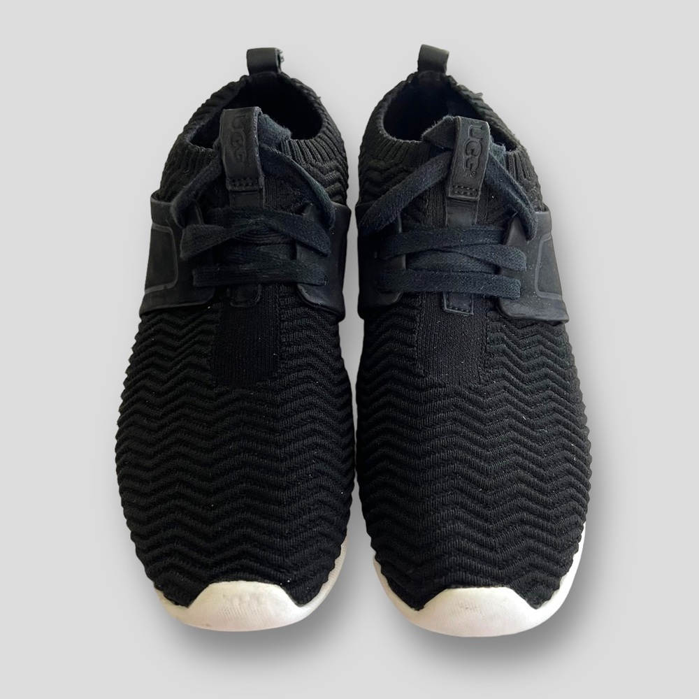 Womens UGG Willows Treadlite Black Knit Trainer Sneakers. - Picture 2 of 7